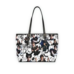 Wednesday Addams Leather Shoulder Bag